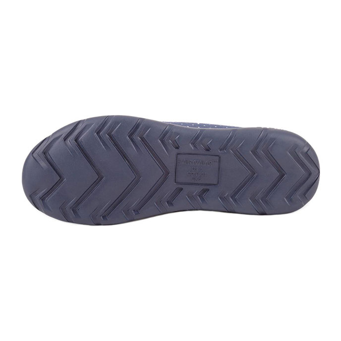 Isotoner Ladies iso-flex Spotted Fully Backed Slippers Navy Spot Extra Image 5